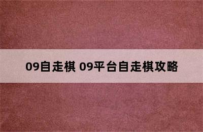 09自走棋 09平台自走棋攻略